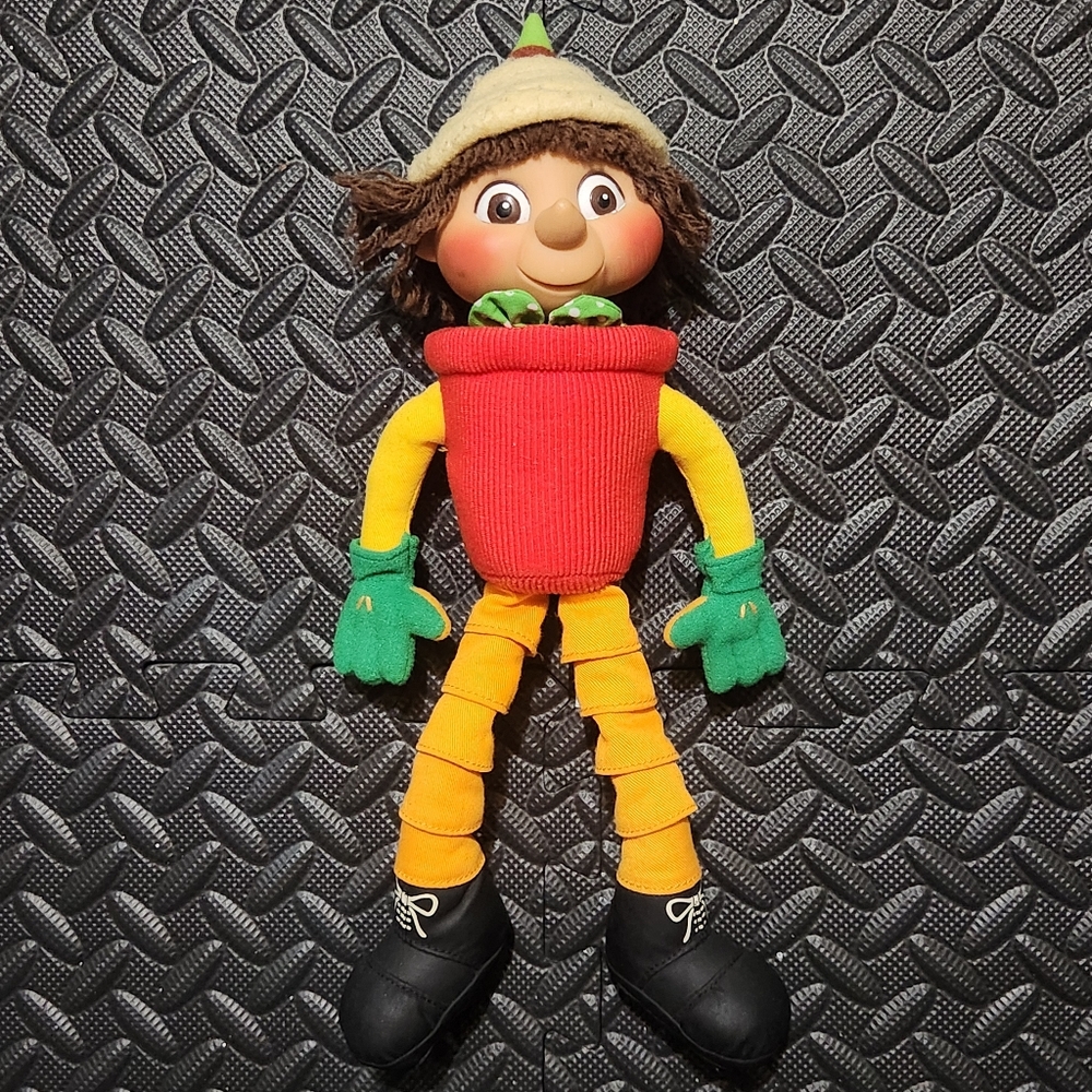 2000 BBC Bill and Ben Flower Pot Men Ben Plush Doll Hasbro Collectible